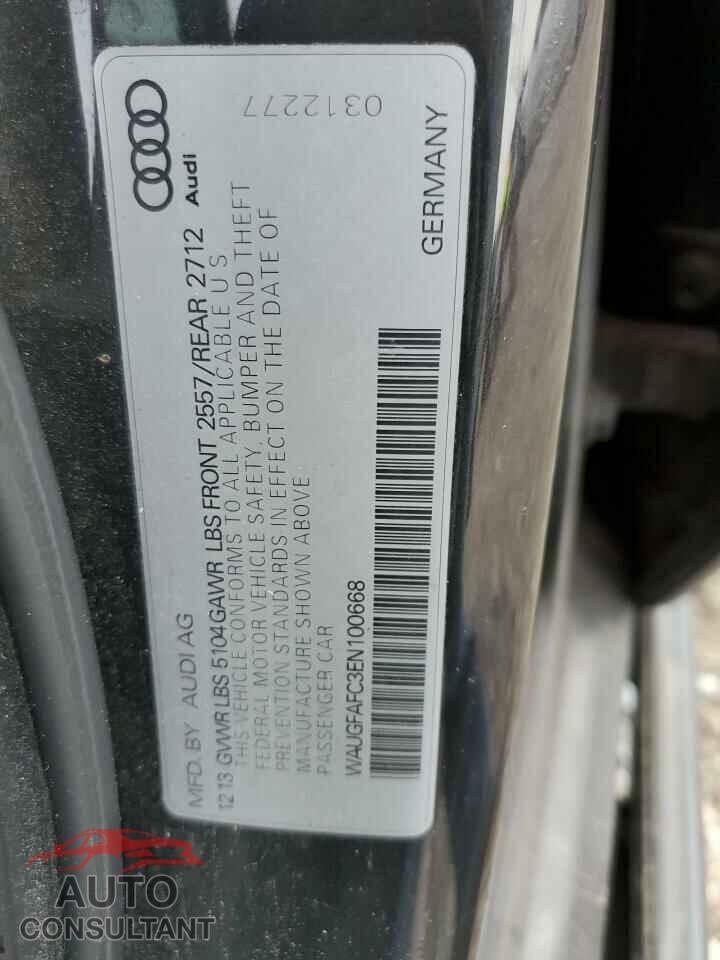 AUDI A6 2014 - WAUGFAFC3EN100668