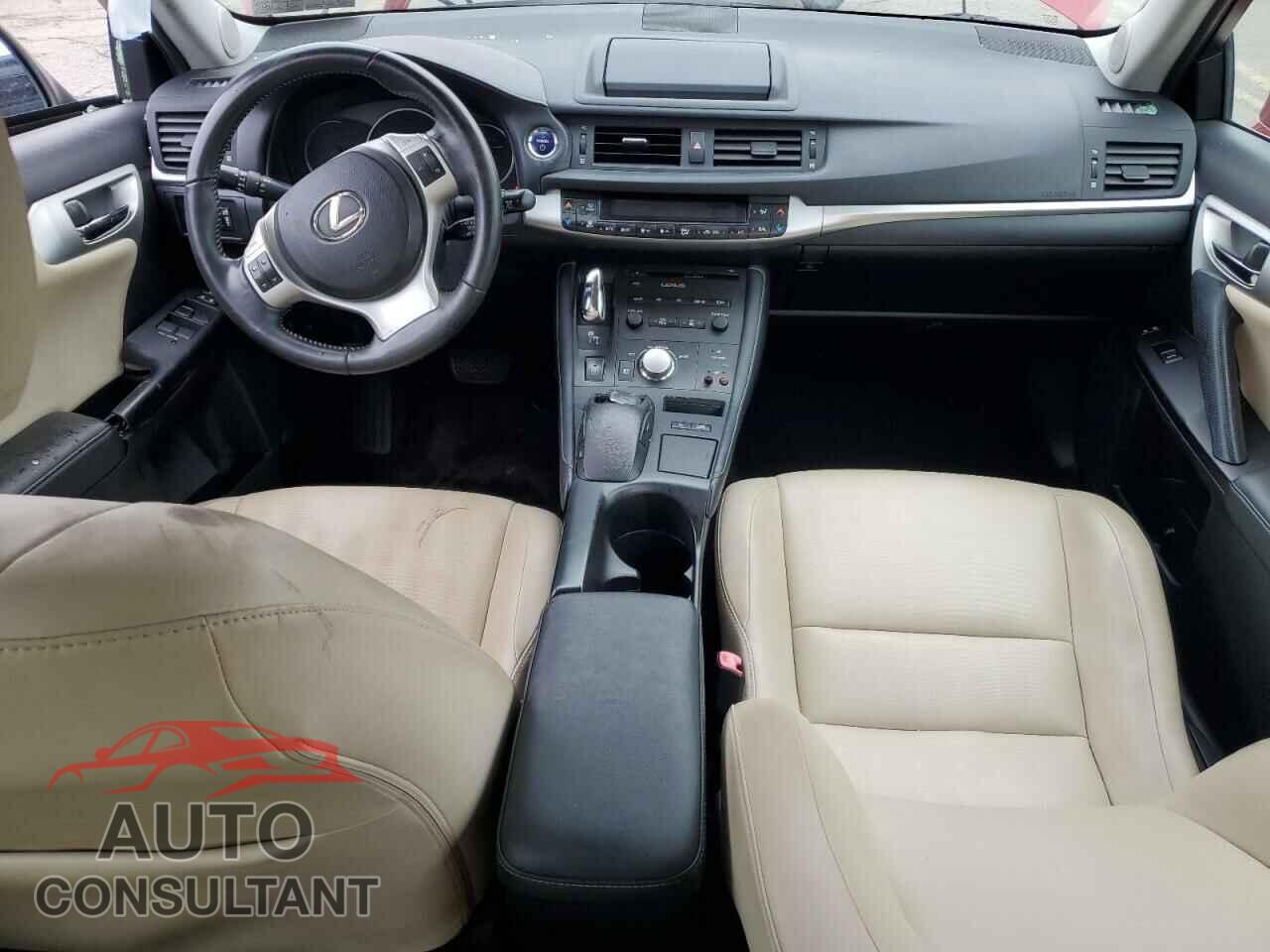 LEXUS CT 200 2012 - JTHKD5BH9C2114065