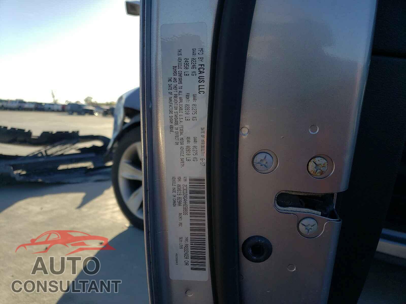DODGE CHALLENGER 2017 - 2C3CDZAG4HH658935