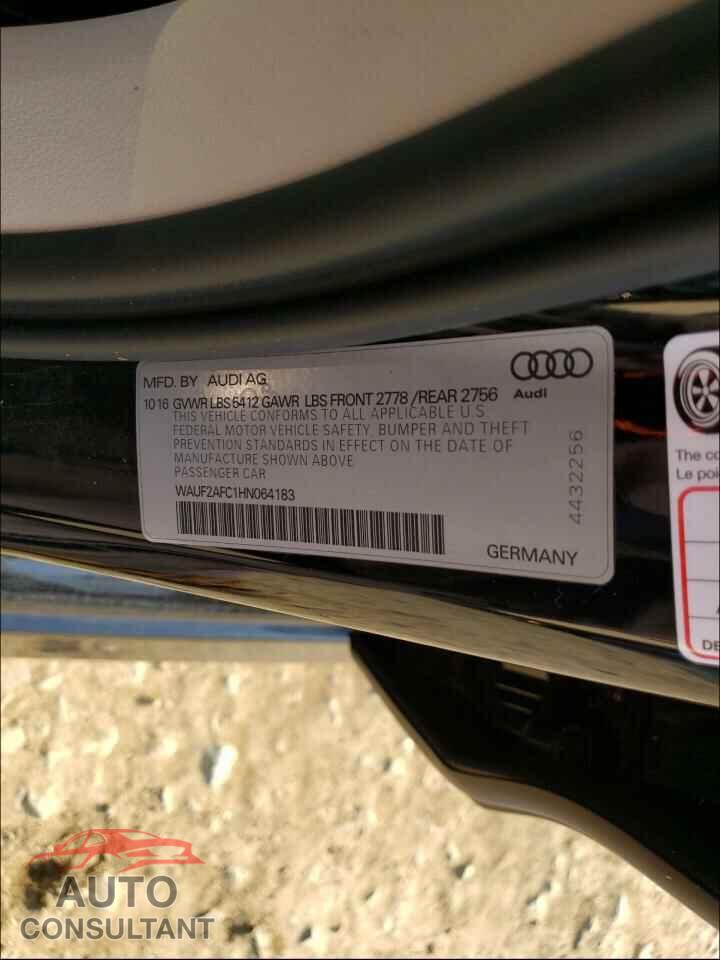 AUDI A6 2017 - WAUF2AFC1HN064183