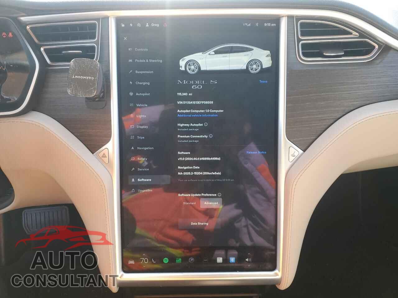 TESLA MODEL S 2014 - 5YJSA1S13EFP56559