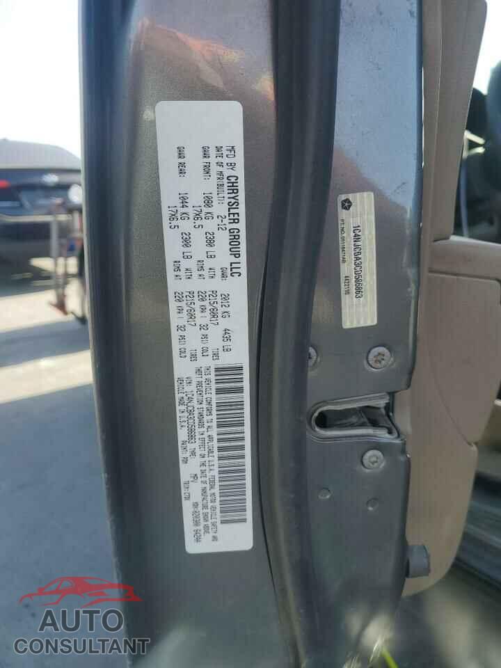 JEEP COMPASS 2012 - 1C4NJCBA3CD586863