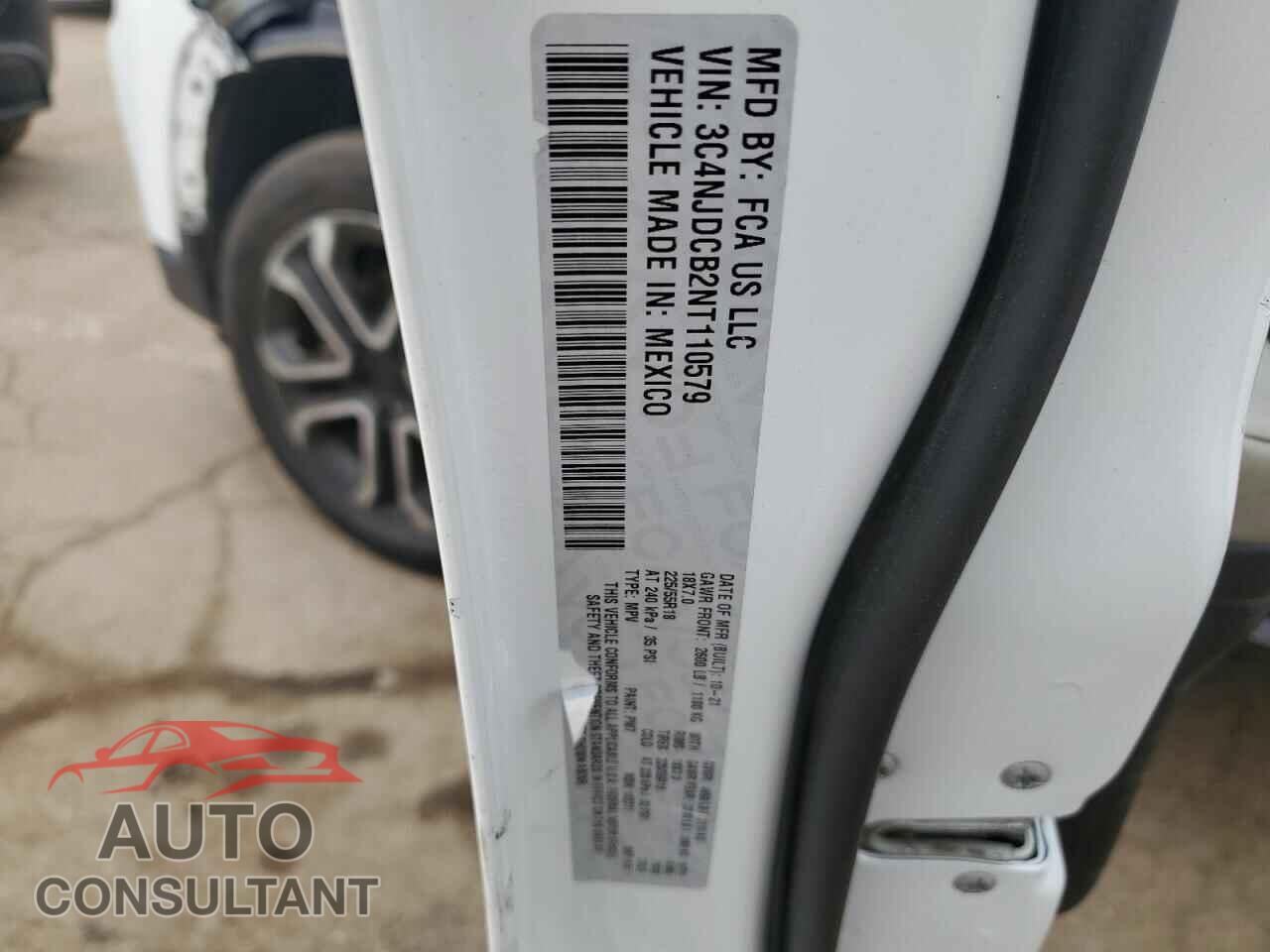 JEEP COMPASS 2022 - 3C4NJDCB2NT110579