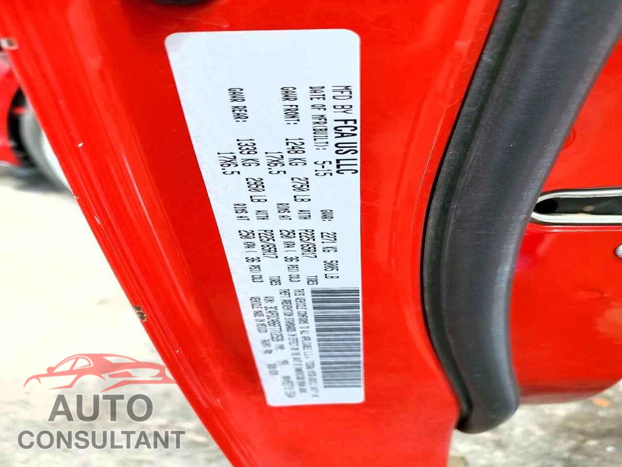 DODGE JOURNEY 2015 - 3C4PDCAB6FT712528