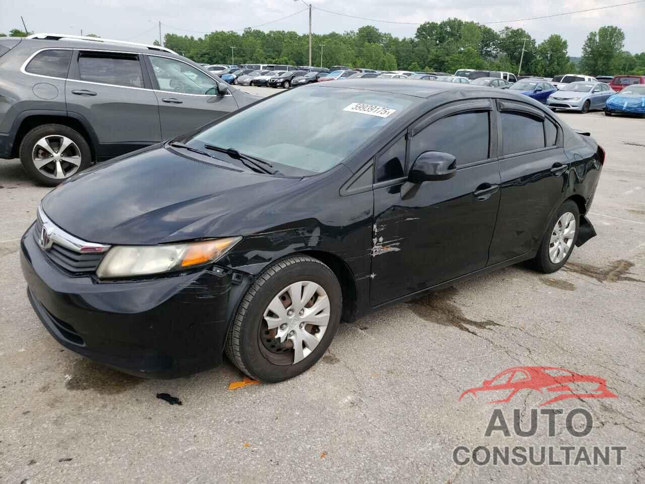 HONDA CIVIC 2012 - 19XFB2F56CE076272