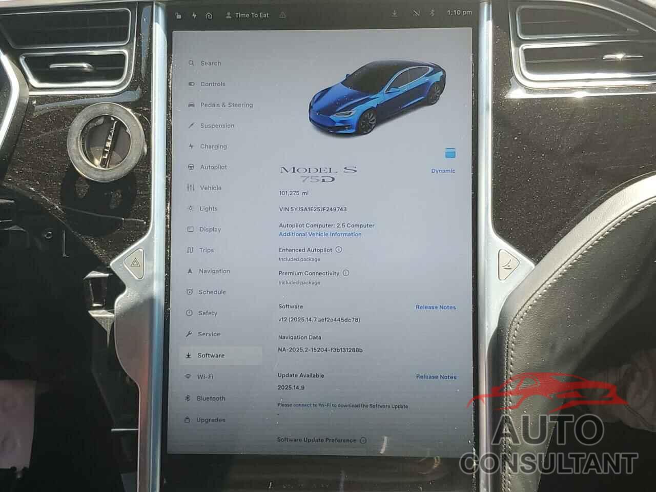 TESLA MODEL S 2018 - 5YJSA1E25JF249743