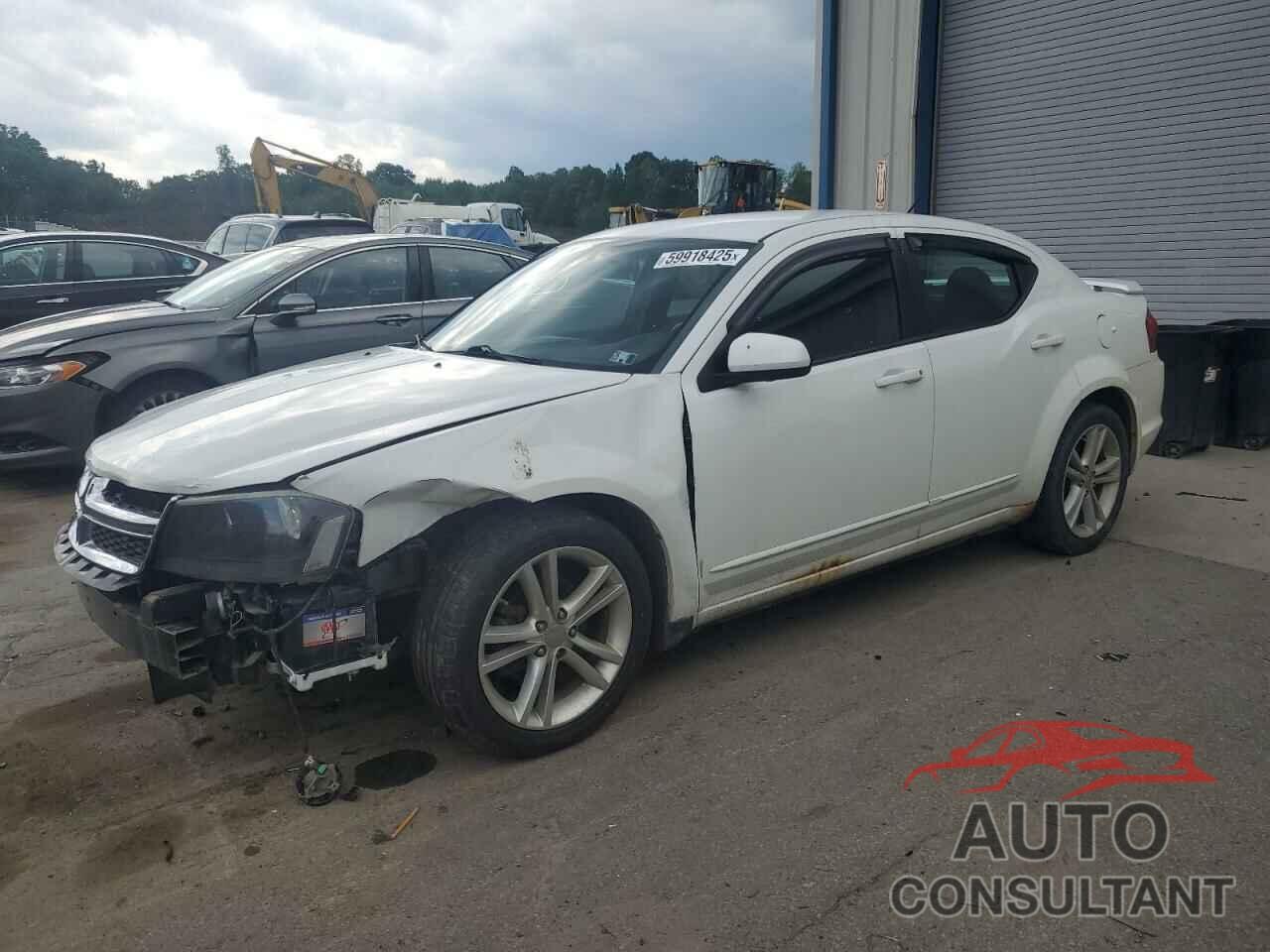 DODGE AVENGER 2012 - 1C3CDZEG3CN310134