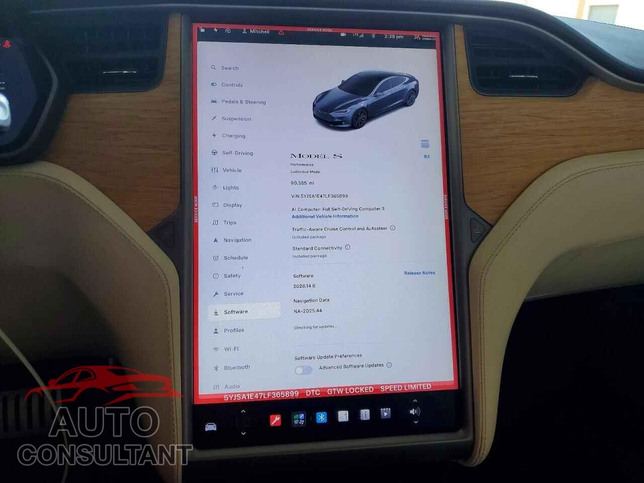 TESLA MODEL S 2020 - 5YJSA1E47LF365899