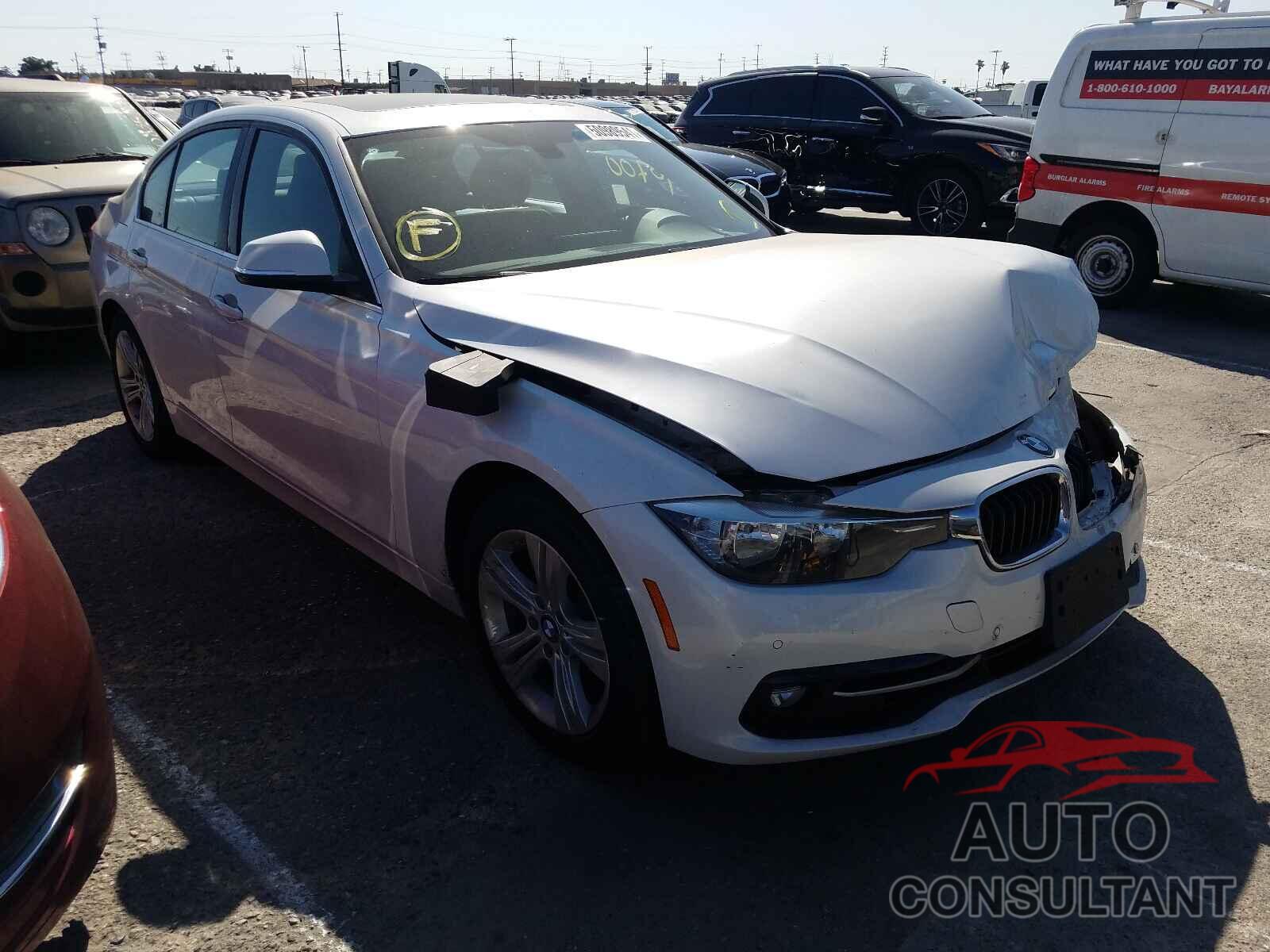 BMW 3 SERIES 2017 - WBA8B9G38HNU56311