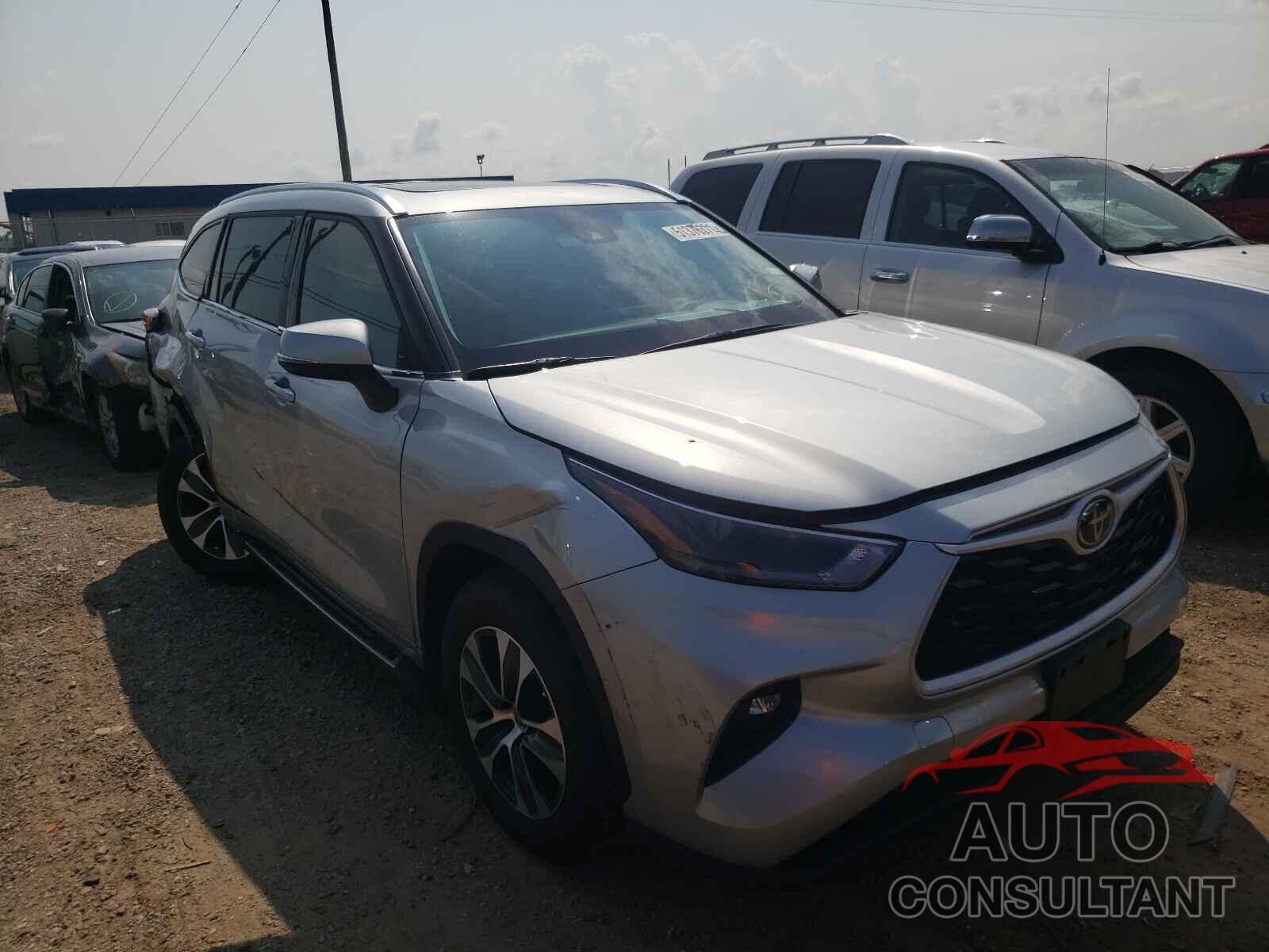 TOYOTA HIGHLANDER 2021 - 5TDGZRAH1MS519364