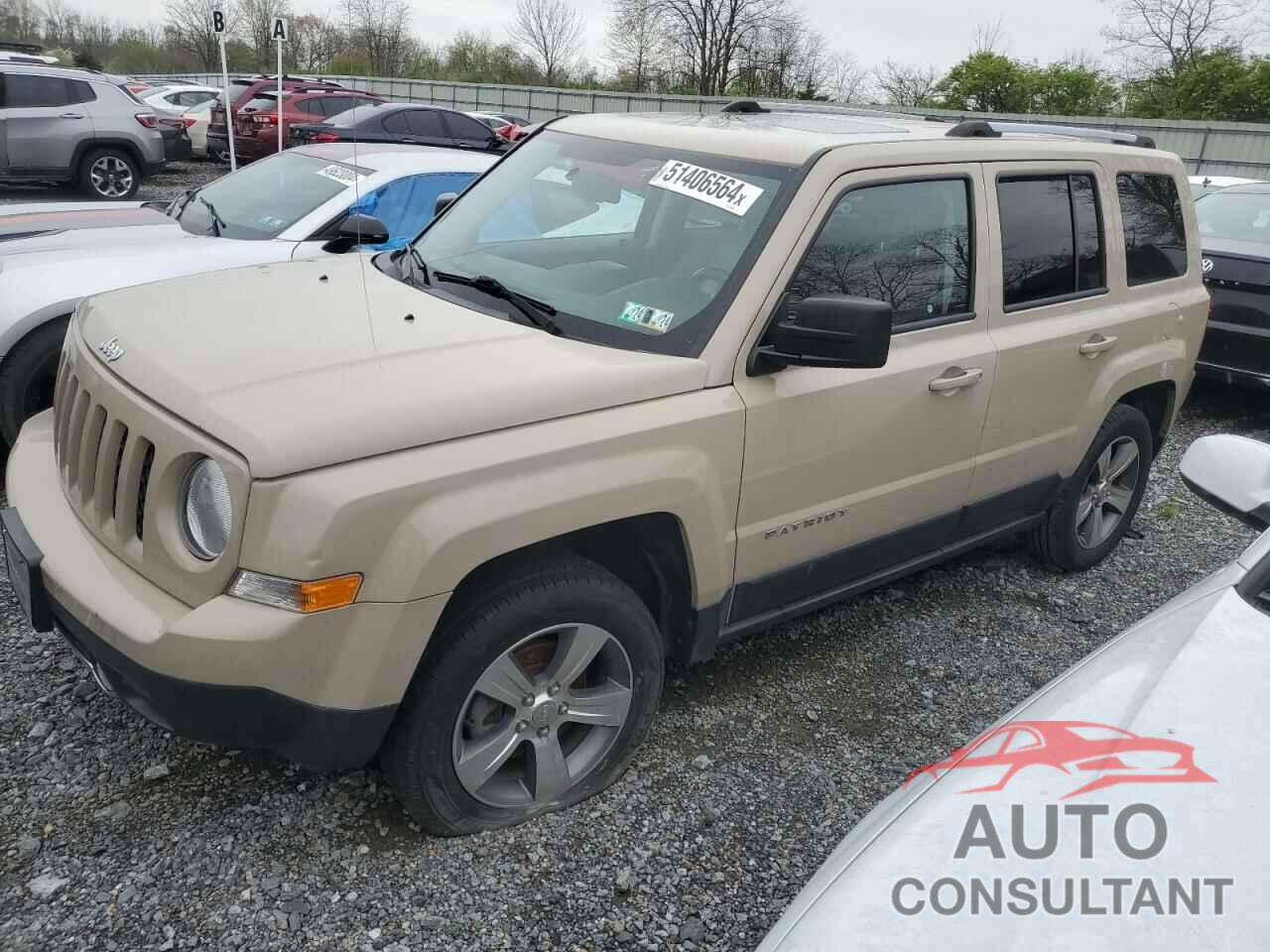 JEEP PATRIOT 2017 - 1C4NJRFB3HD139818