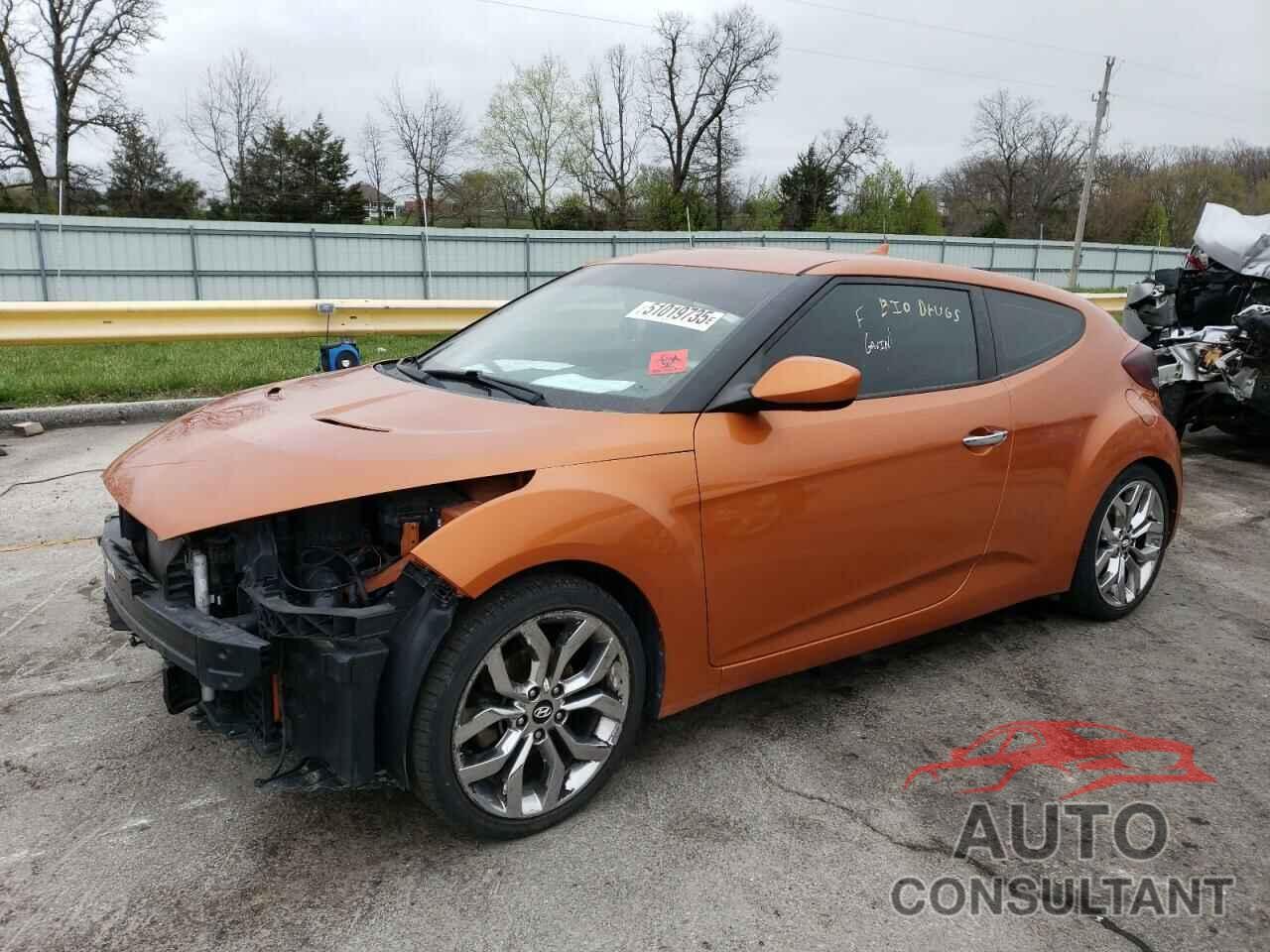 HYUNDAI VELOSTER 2015 - KMHTC6AD0FU220616