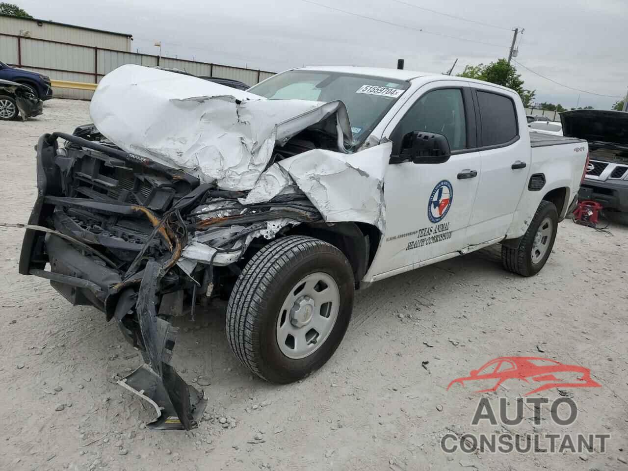 CHEVROLET COLORADO 2021 - 1GCGTBEN9M1181072