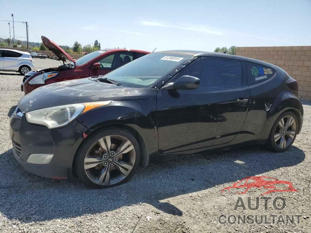 HYUNDAI VELOSTER 2013 - KMHTC6AD8DU108191