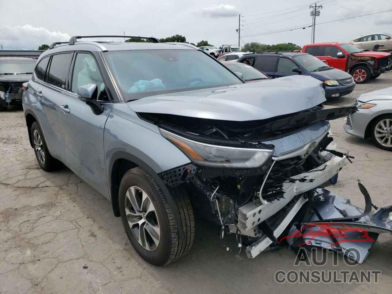 TOYOTA HIGHLANDER 2021 - 5TDGZRAH3MS042372