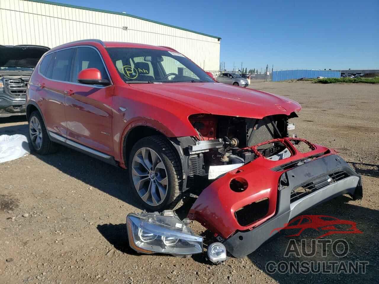 BMW X3 2016 - 5UXWX9C53G0D72431