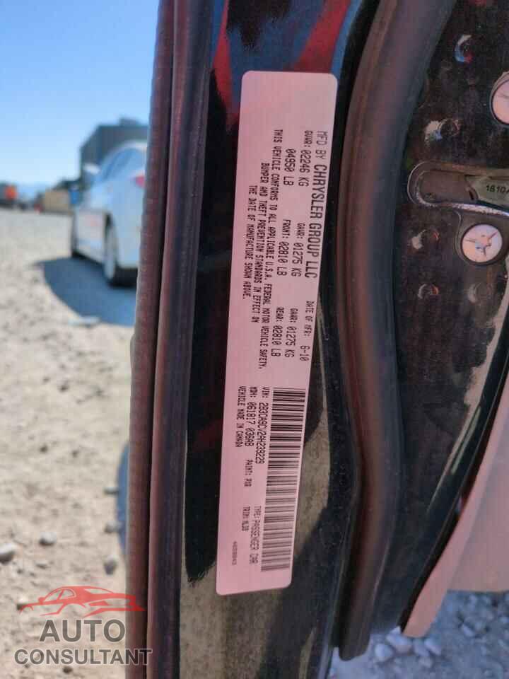 DODGE CHARGER 2010 - 2B3CA9CV2AH239229