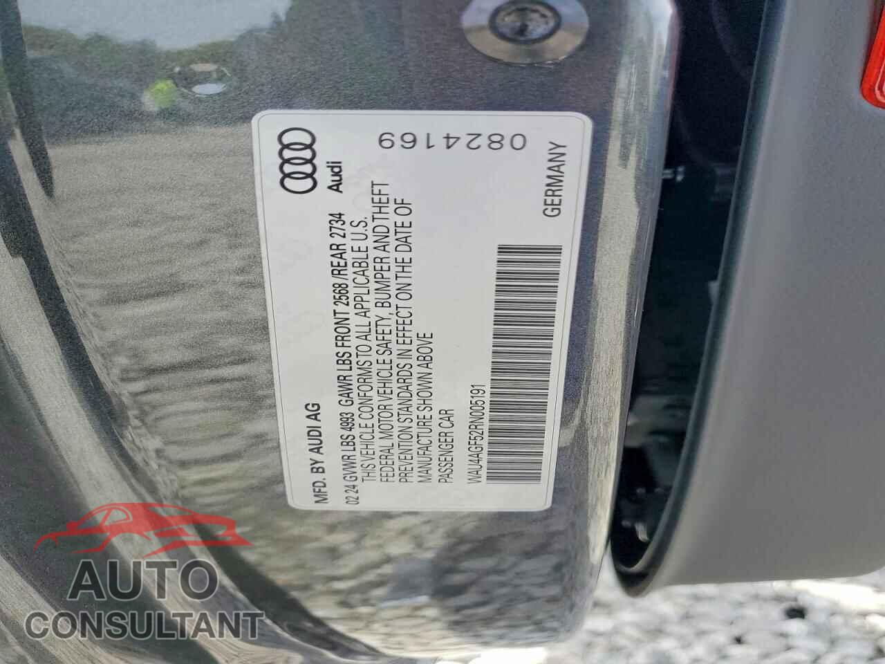 AUDI A5 2024 - WAU4AGF52RN005191