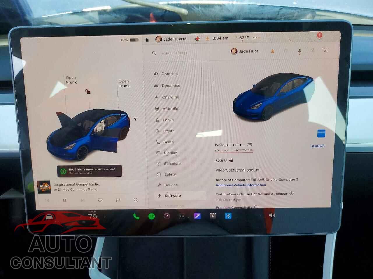 TESLA MODEL 3 2021 - 5YJ3E1EC5MF030819