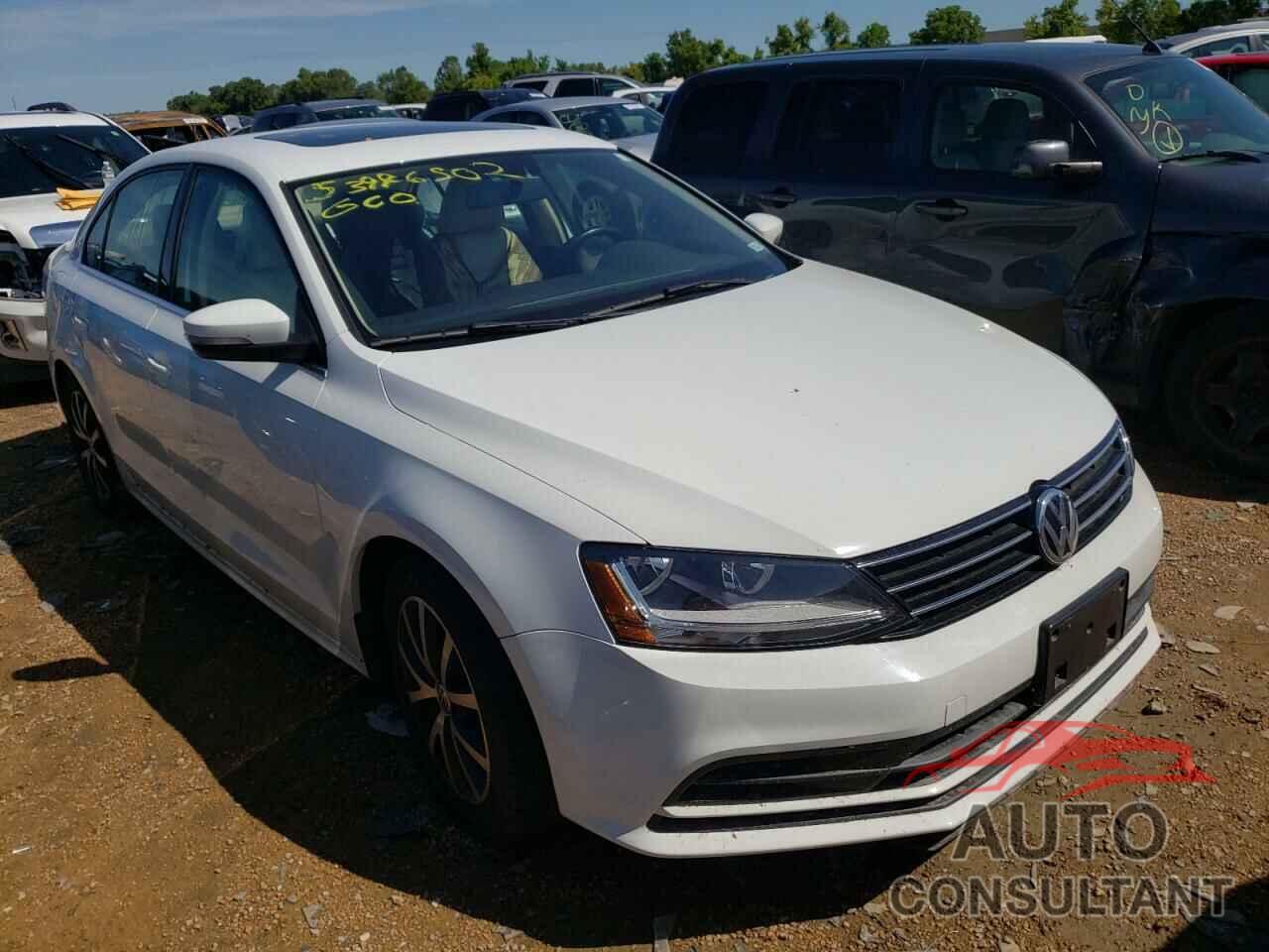 VOLKSWAGEN JETTA 2017 - 3VWDB7AJ8HM384353