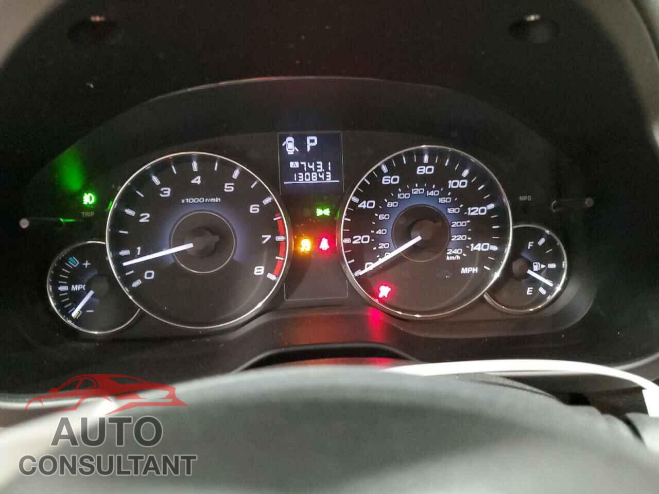 SUBARU OUTBACK 2012 - 4S4BRBLC0C3250367