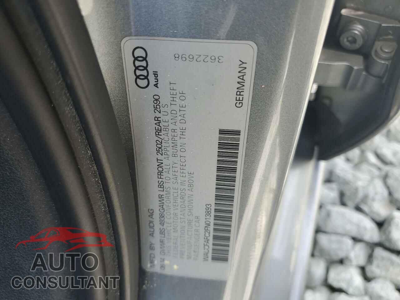 AUDI A6 2015 - WAUCFAFC2FN013893
