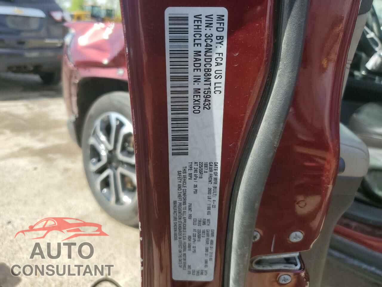 JEEP COMPASS 2022 - 3C4NJDCB8NT159432