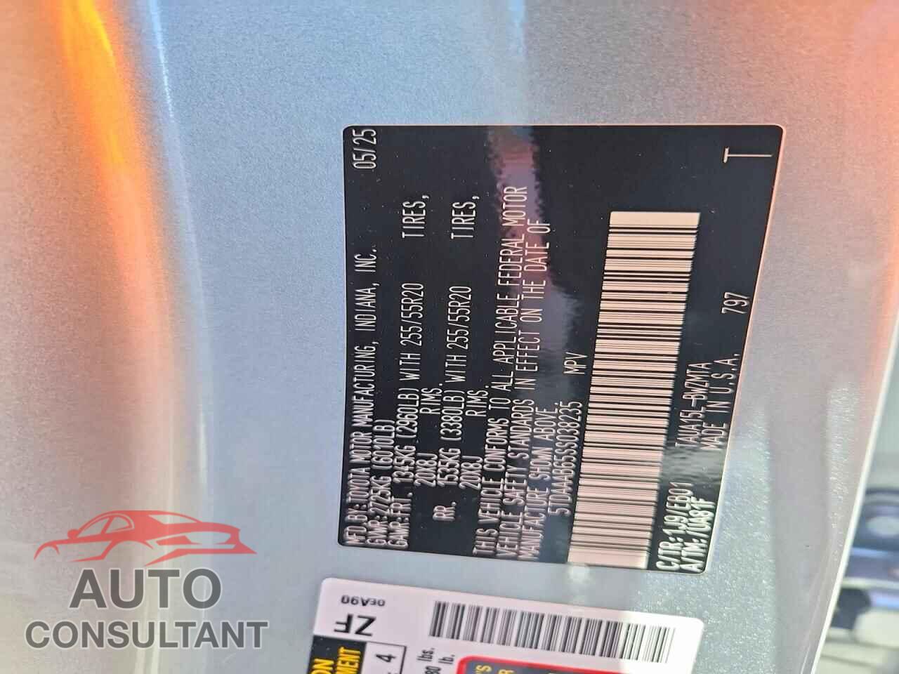 LEXUS UNKNOWN 2025 - 5TDAAAB65SS038235