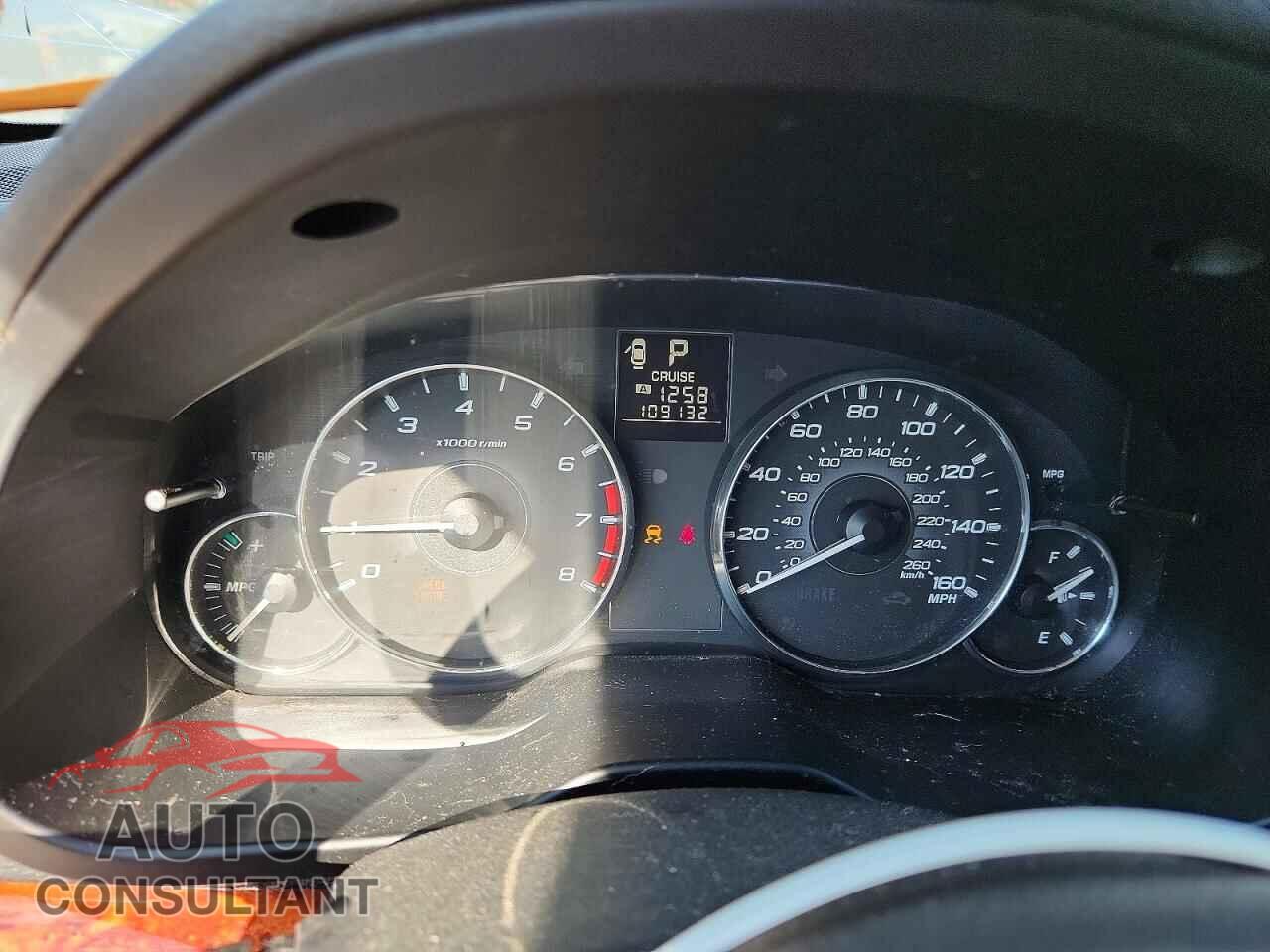 SUBARU OUTBACK 2012 - 4S4BRDKC1C2287625