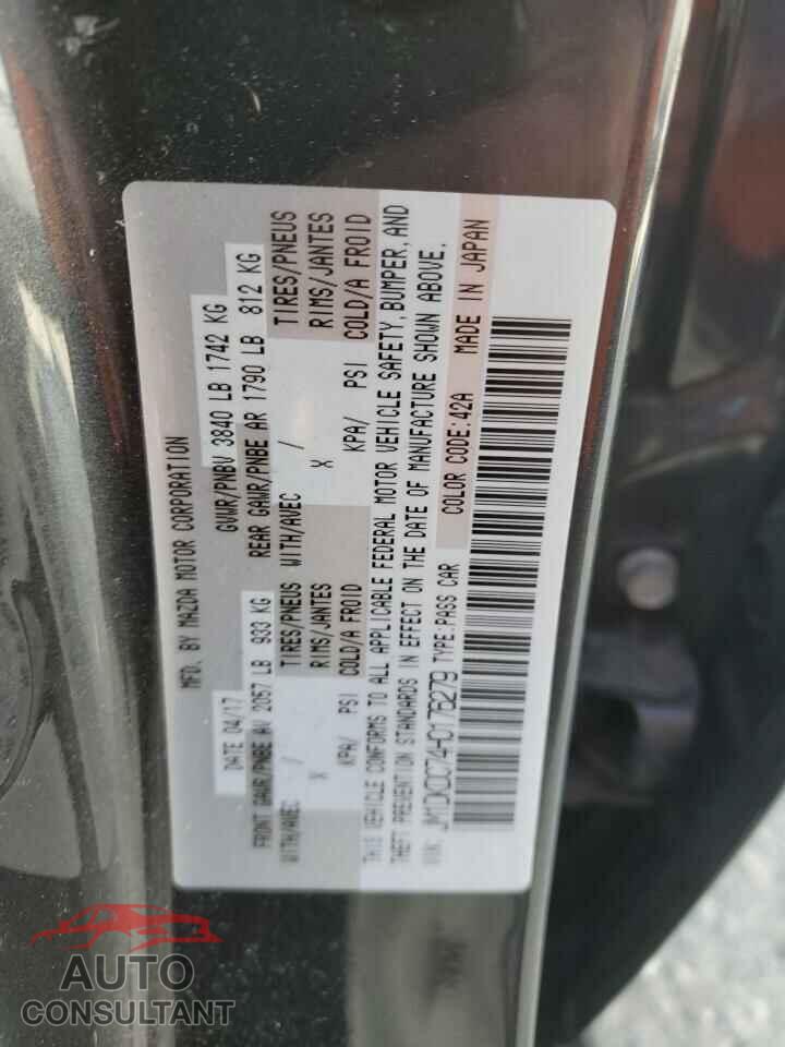MAZDA CX-3 2017 - JM1DKDC74H0176279