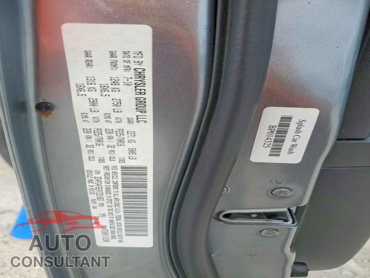 DODGE JOURNEY 2010 - 3D4PG4FB2AT231063
