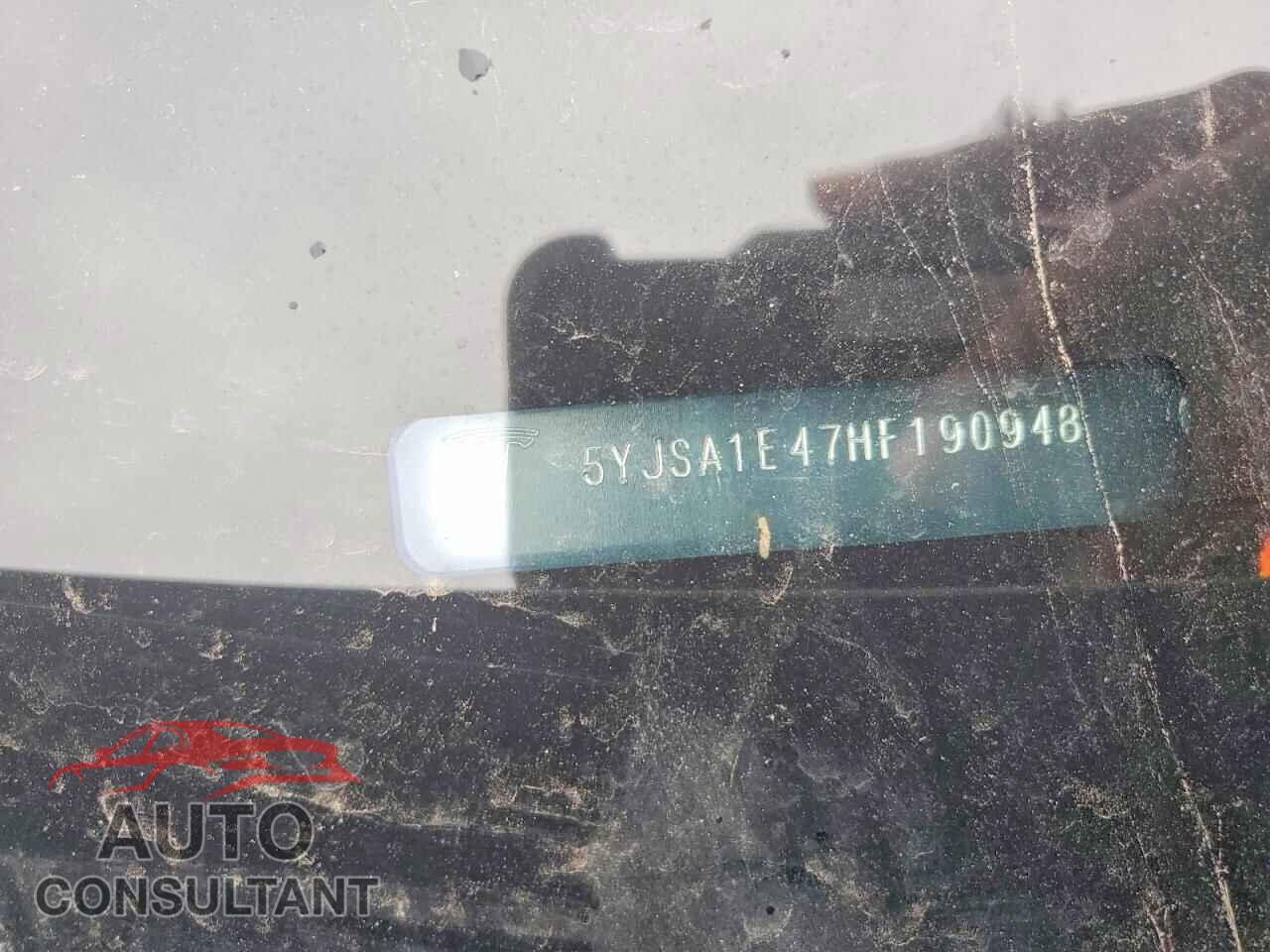 TESLA MODEL S 2017 - 5YJSA1E47HF190948