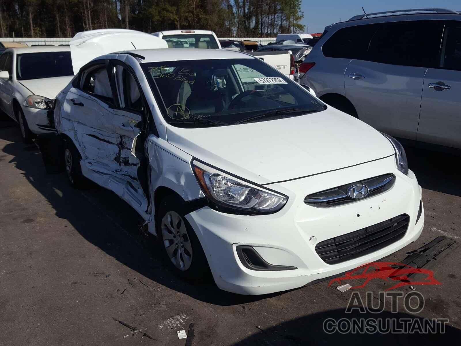 HYUNDAI ACCENT 2016 - KMHCT4AE6GU162638