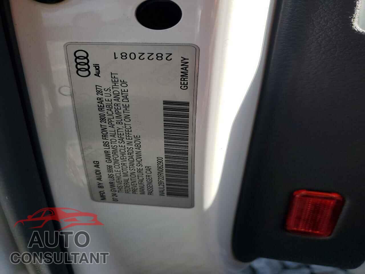 AUDI A6 2024 - WAUL2BF22RN062900