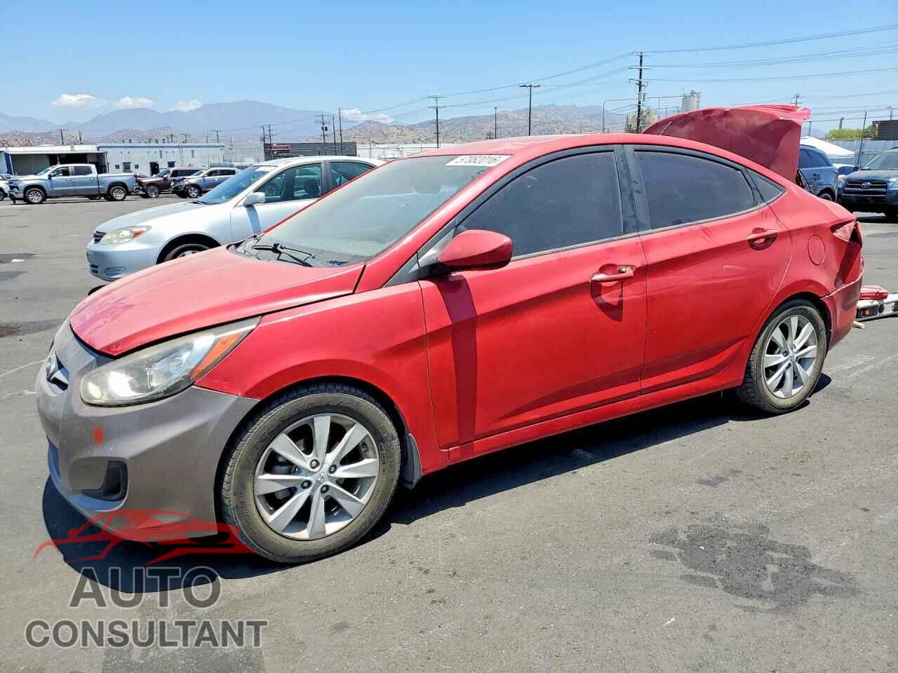 HYUNDAI ACCENT 2012 - KMHCU4AE9CU220636