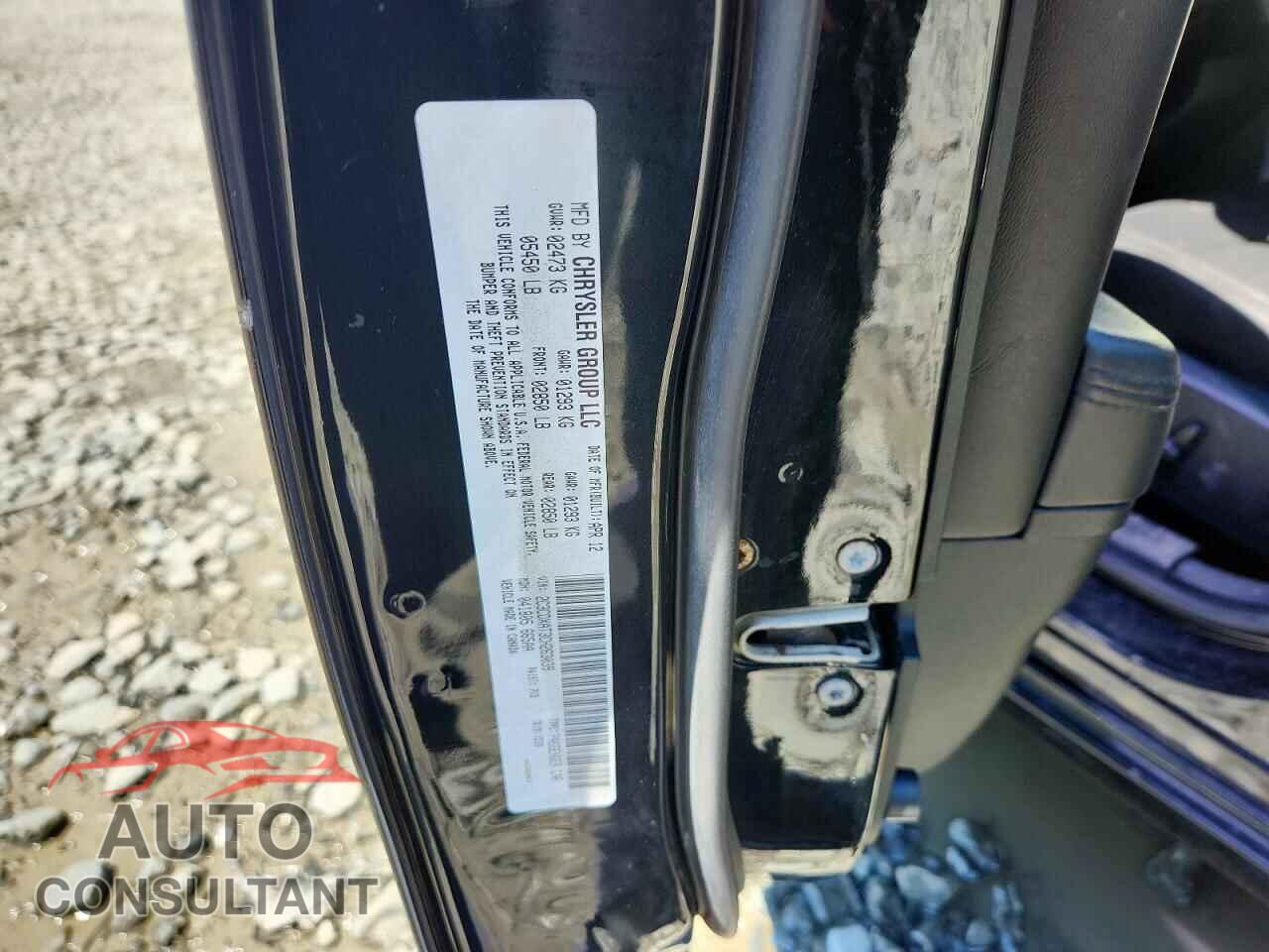 DODGE CHARGER 2012 - 2C3CDXAT3CH263039