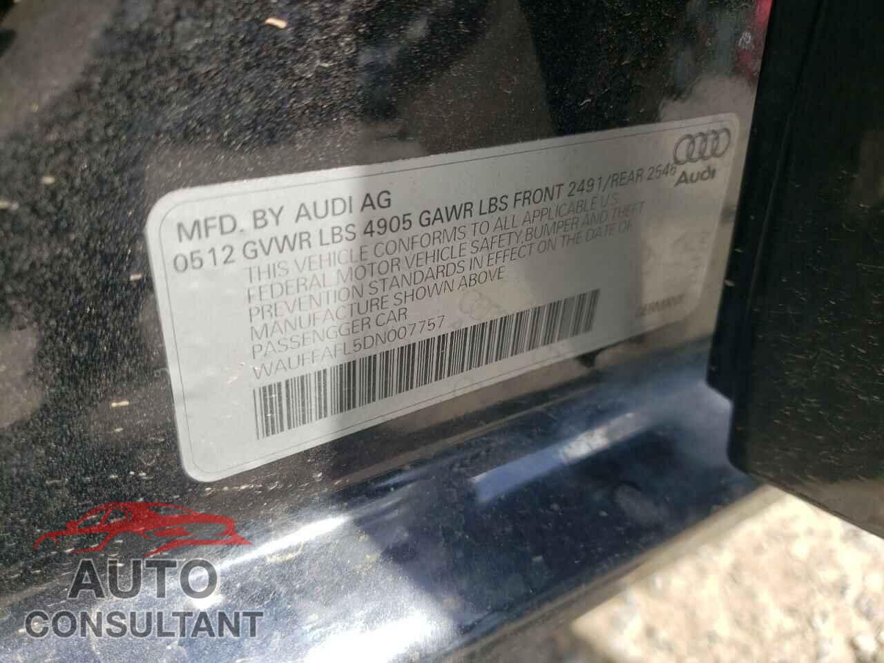 AUDI A4 2013 - WAUFFAFL5DN007757