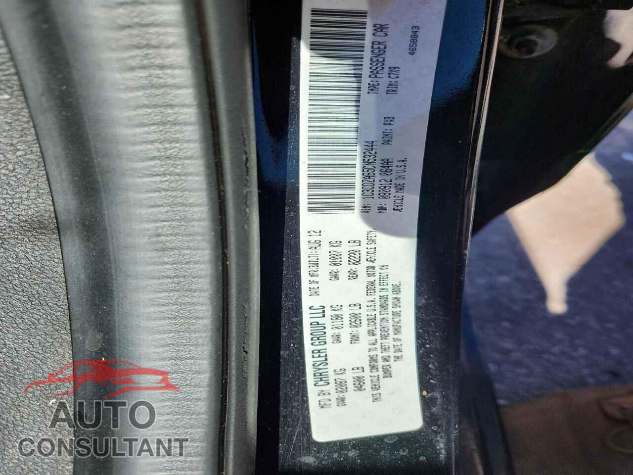 DODGE AVENGER 2013 - 1C3CDZAB5DN532444