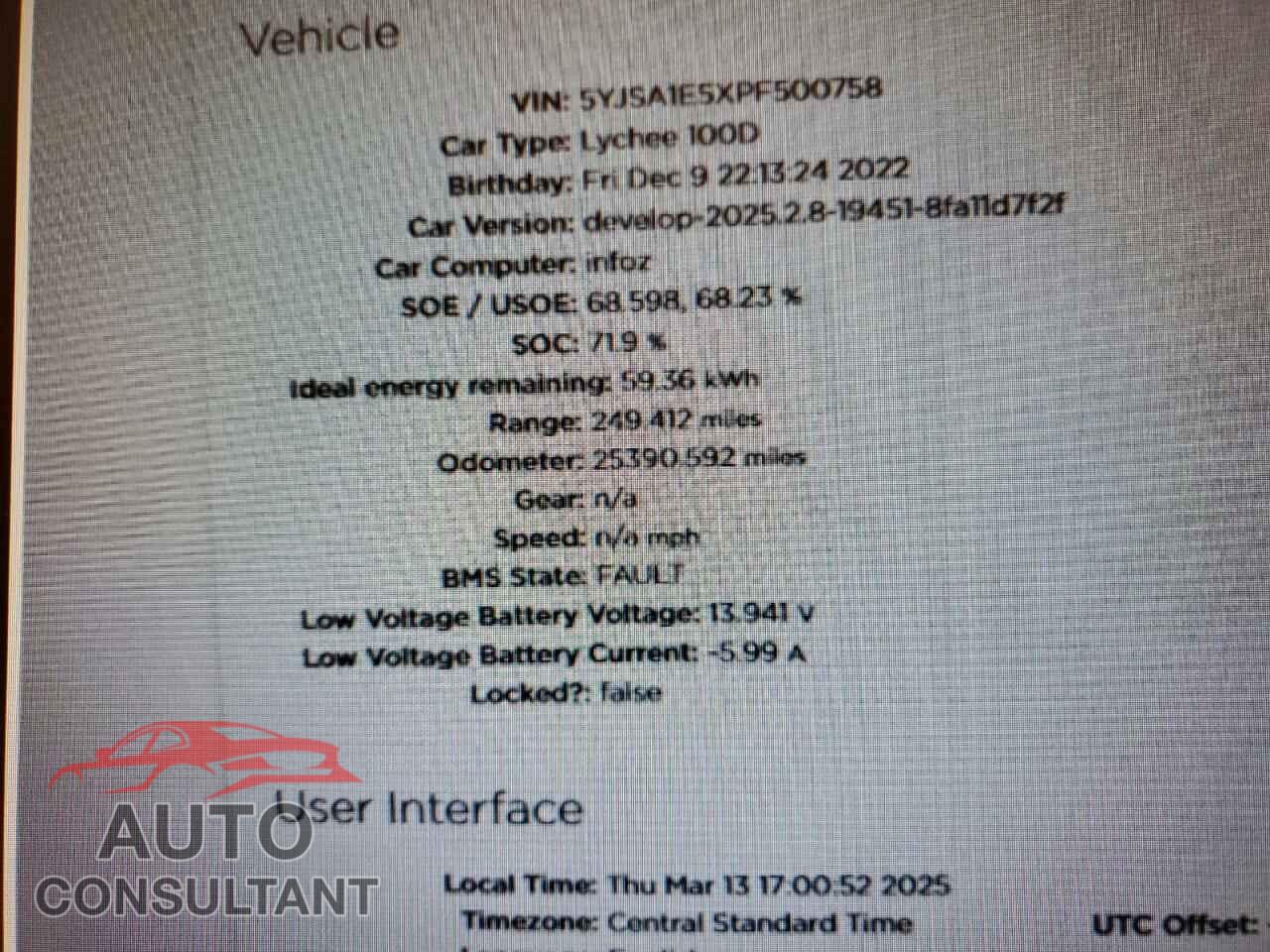 TESLA MODEL S 2023 - 5YJSA1E5XPF500758