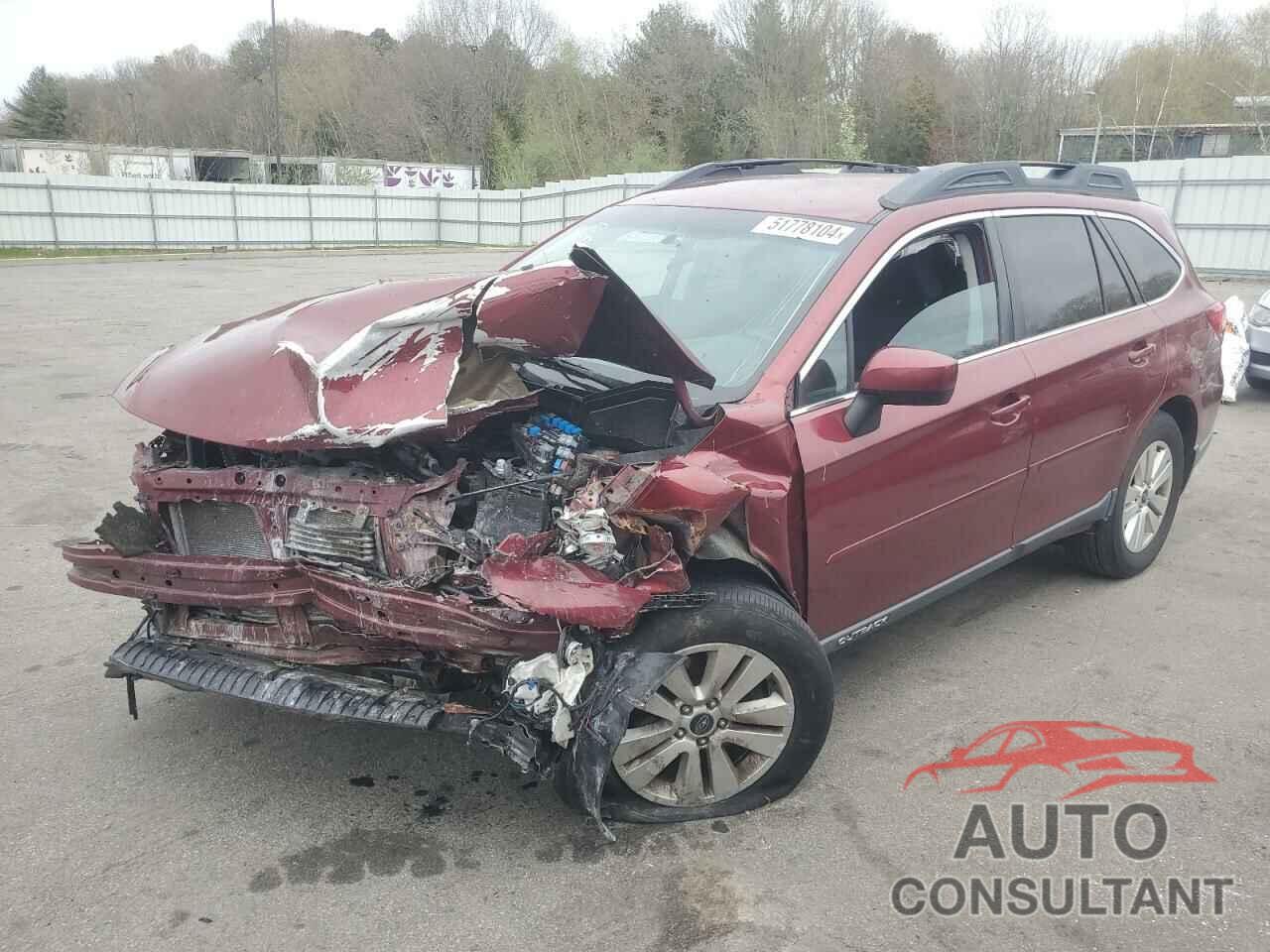 SUBARU OUTBACK 2016 - 4S4BSACC5G3321874