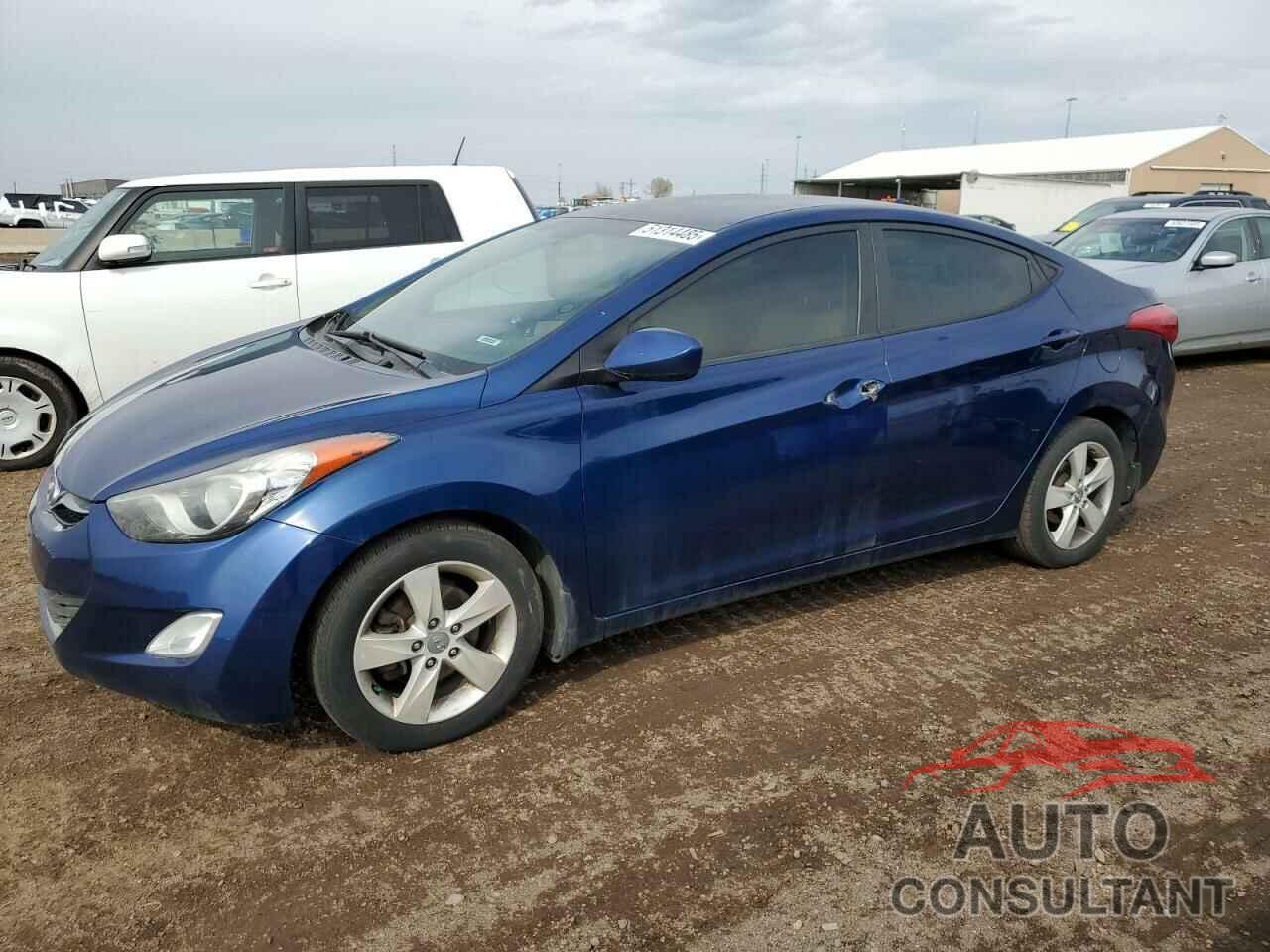 HYUNDAI ELANTRA 2013 - KMHDH4AE5DU793222