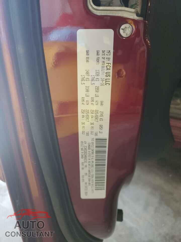 DODGE CARAVAN 2017 - 2C4RDGBG3HR602181