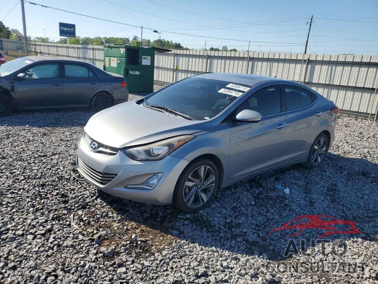 HYUNDAI ELANTRA 2015 - KMHDH4AE5FU343346