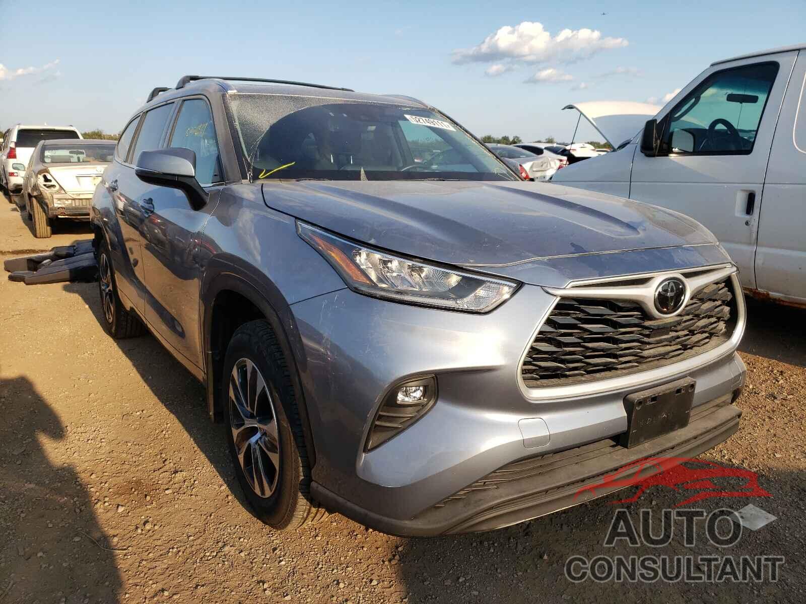 TOYOTA HIGHLANDER 2020 - 5TDHZRBH5LS034324