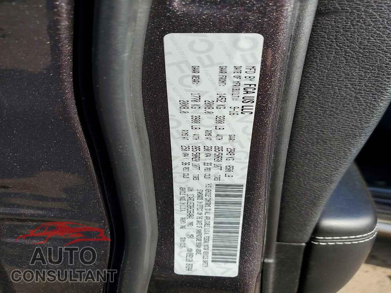 DODGE DURANGO 2017 - 1C4RDJEG8HC664841