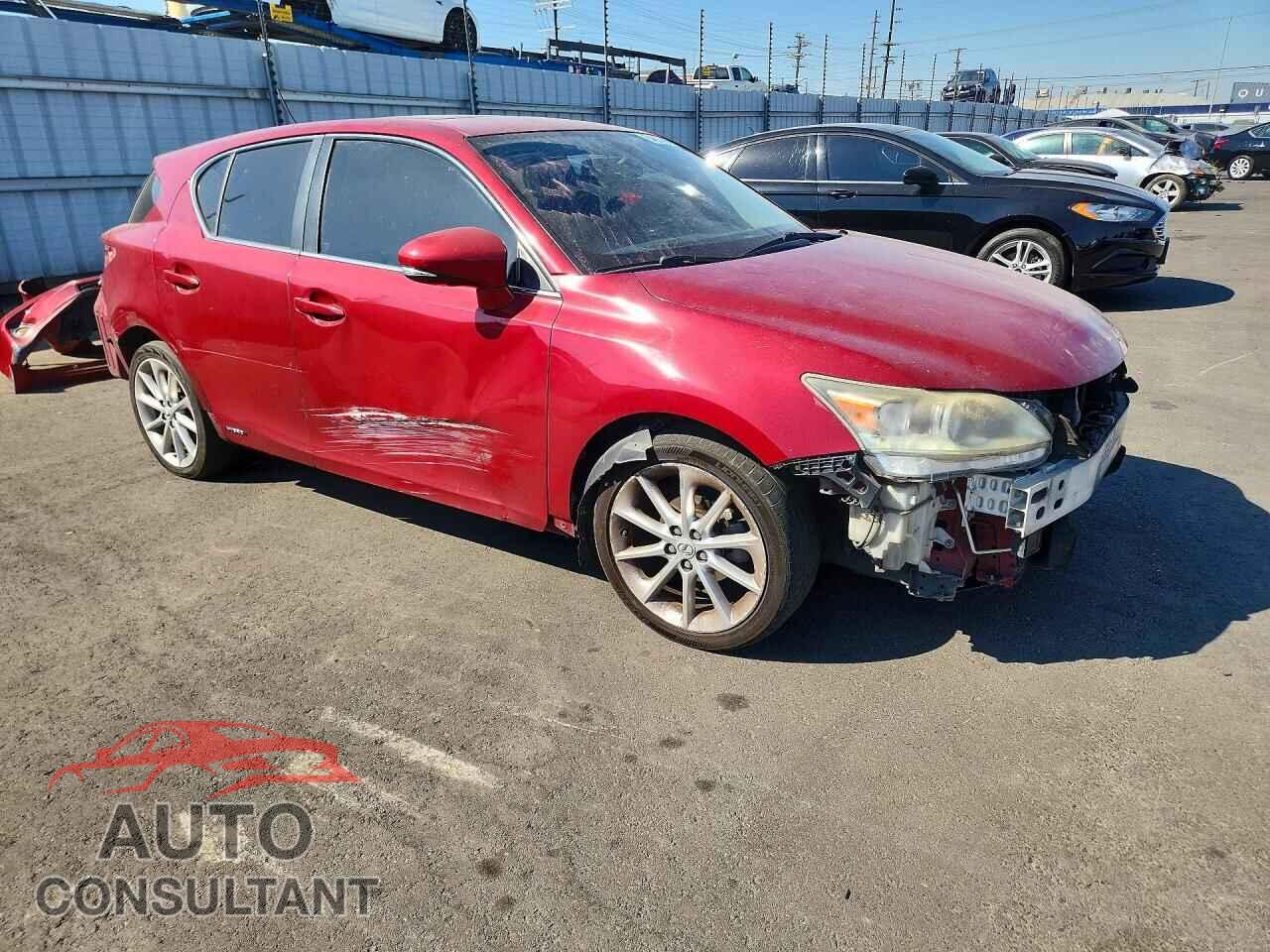 LEXUS CT 200 2011 - JTHKD5BH2B2015425