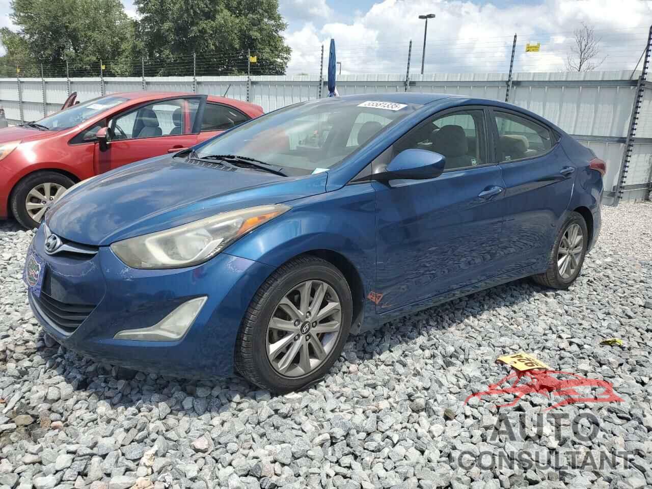 HYUNDAI ELANTRA 2014 - KMHDH4AE6EU048545
