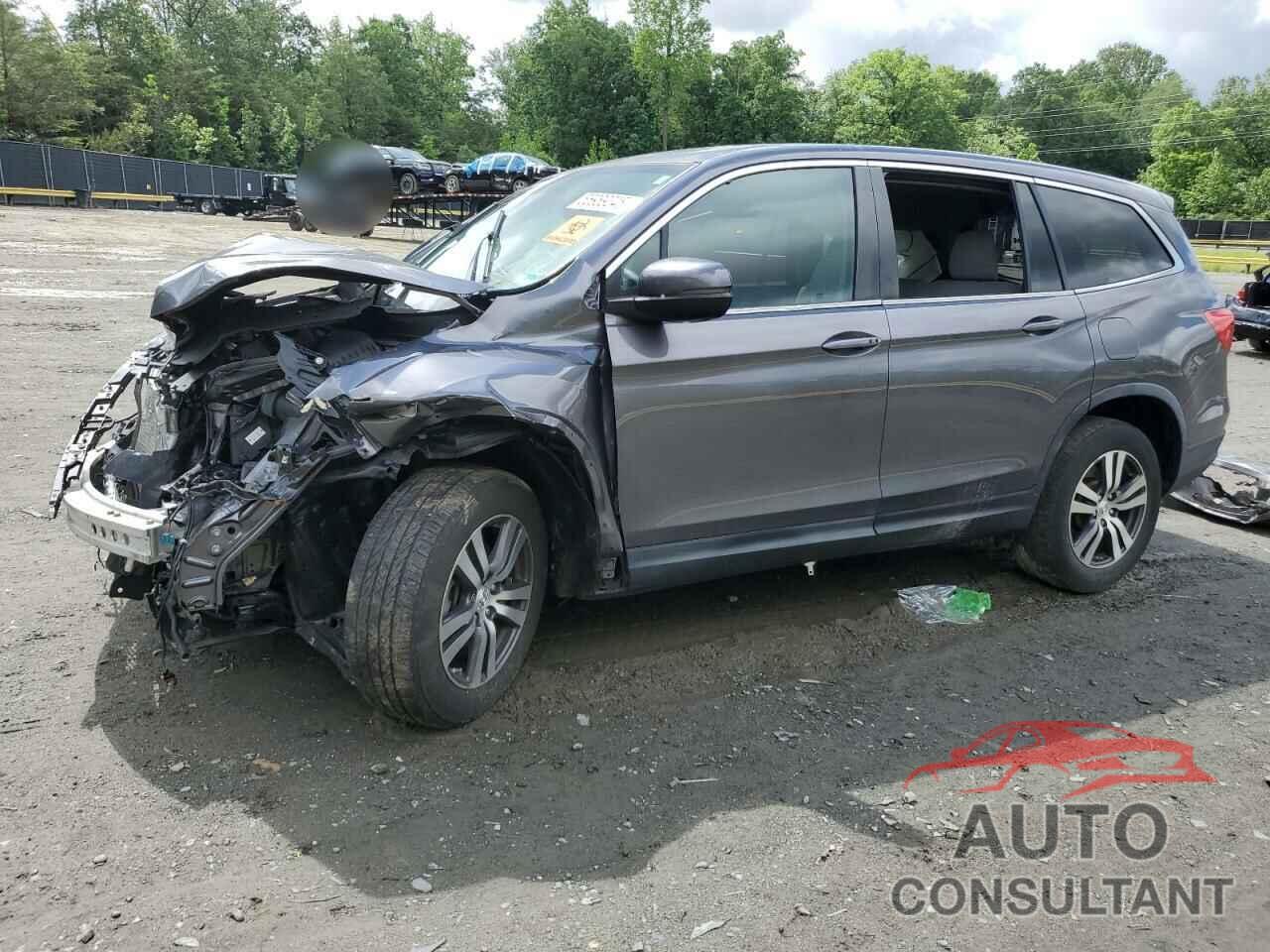 HONDA PILOT 2017 - 5FNYF5H34HB015305
