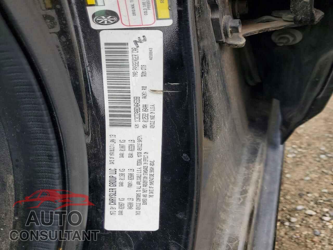 DODGE AVENGER 2013 - 1C3CDZAB8DN645398
