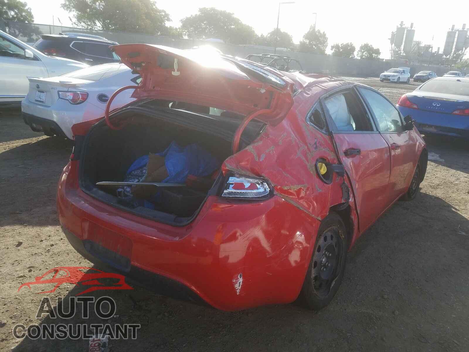 DODGE DART 2016 - 1C3CDFAA9GD643837